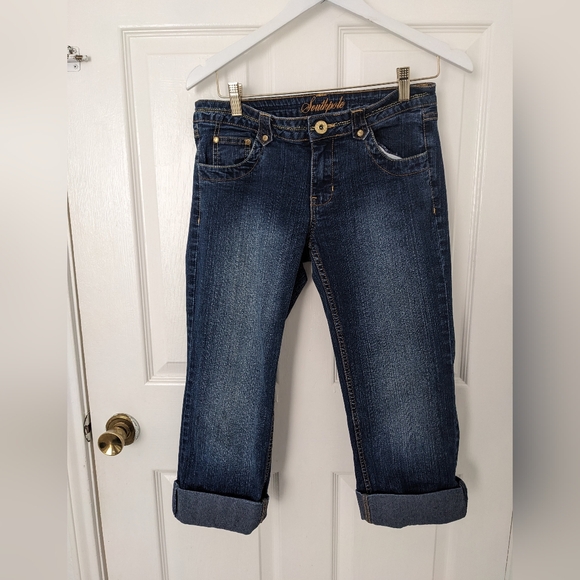 South Pole Denim - South Pole Dark Wash Cropped Jeans